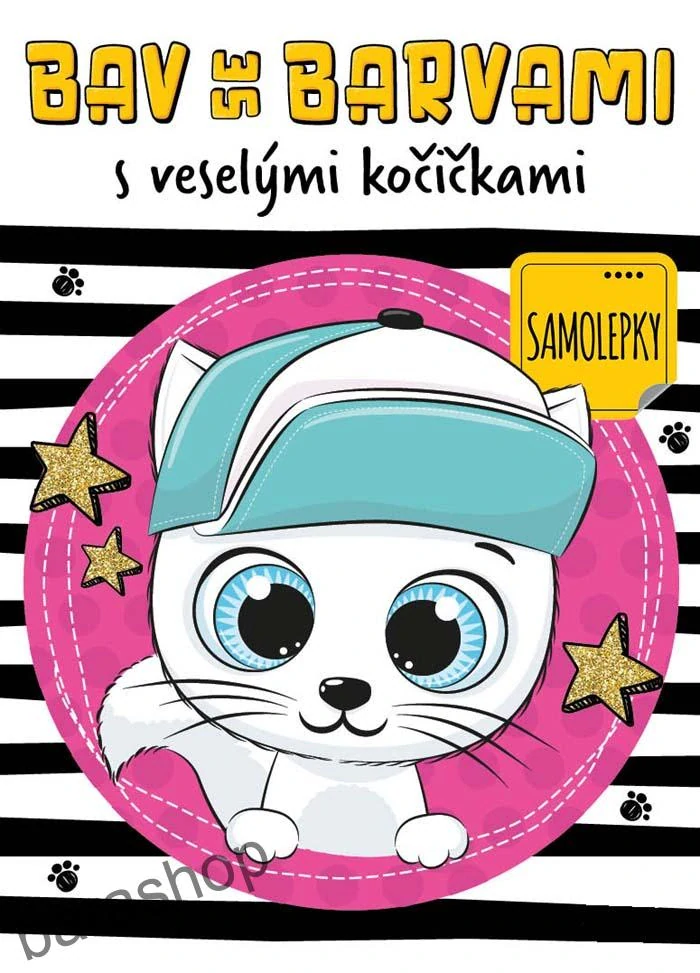 Bav se barvami s veselými kočičkami