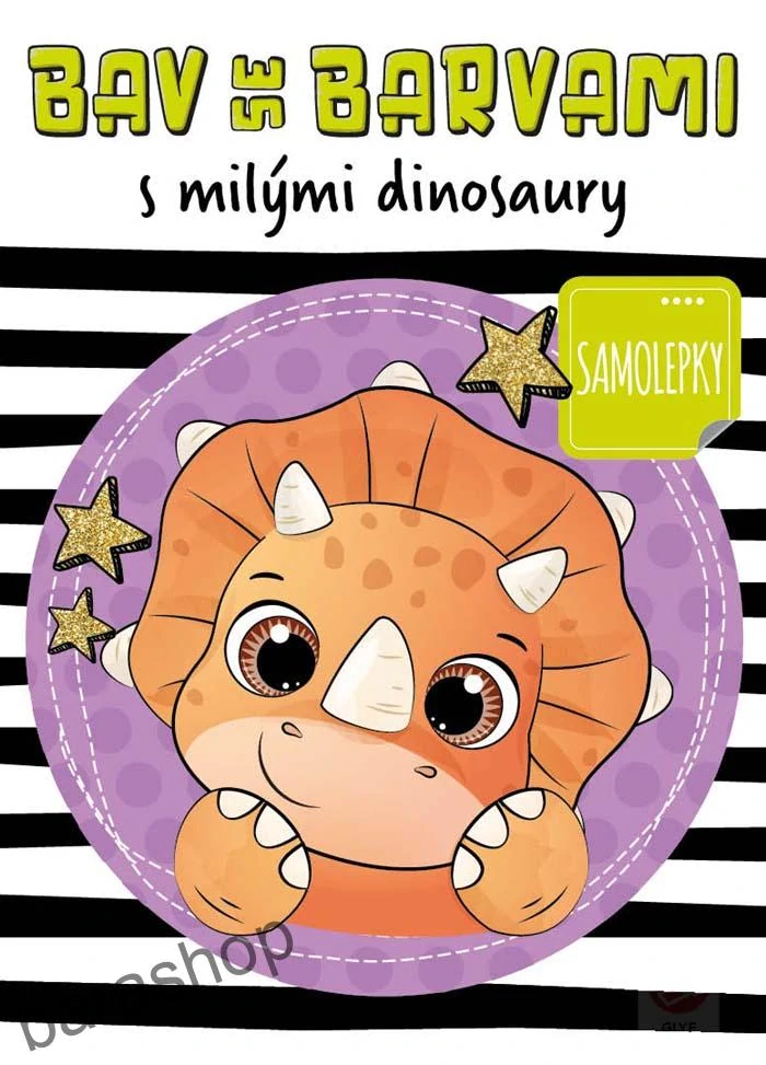 Bav se barvami s milými dinosaury