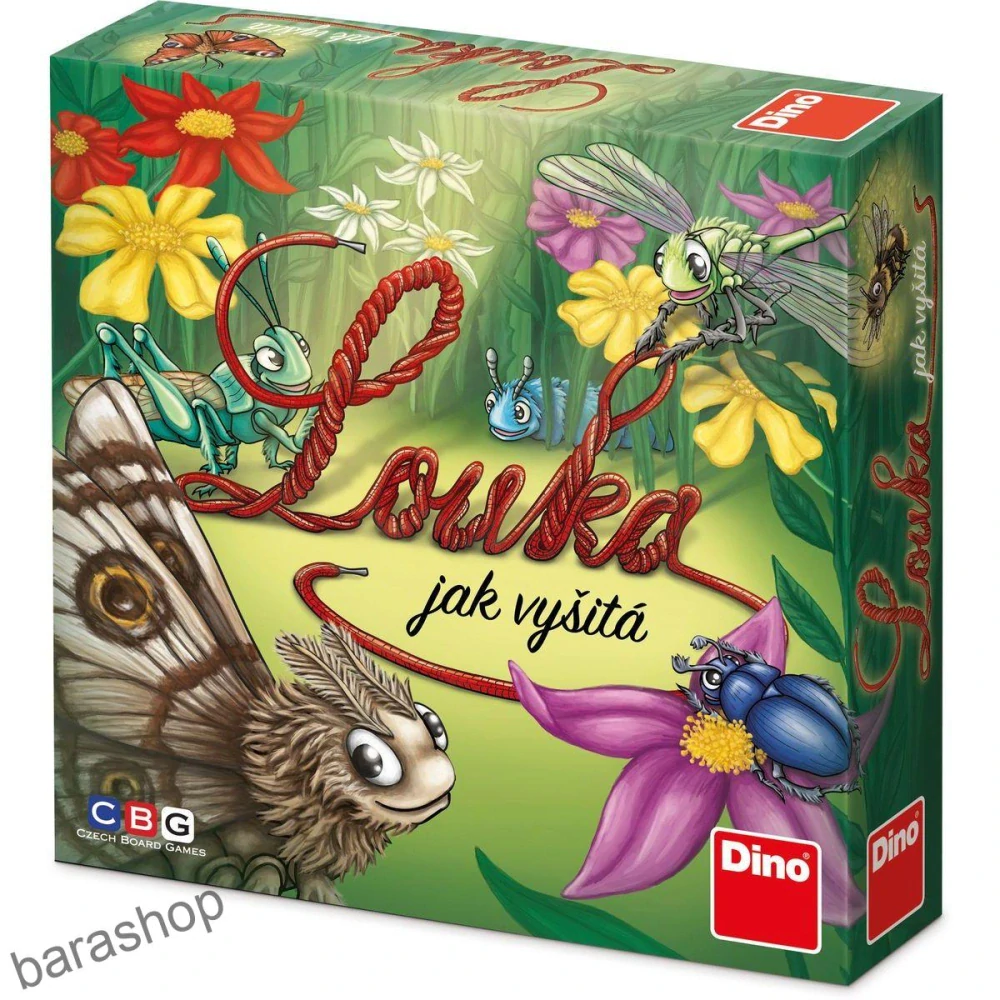 Louka jak vyšitá