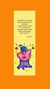 Záložka hlava vesmíru