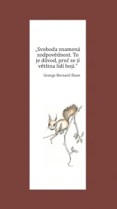 Záložka do knihy Veverka