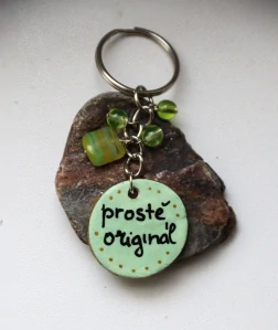 Klíčenka s přívěškem Prostě originál