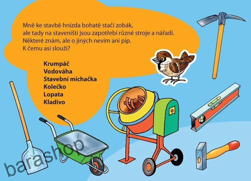Vrabčák Eda na staveništi