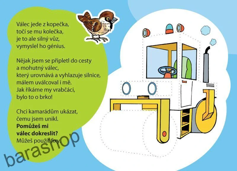 Vrabčák Eda na staveništi