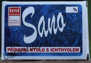 Sano - přírodní mýdlo s ichtiolem