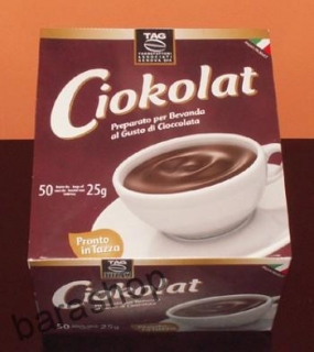 Horká čokoláda v sáčku 50 ks - přírodní chuť