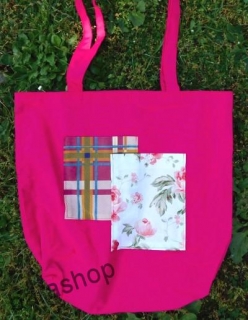 Nákupní taška tmavě růžová
